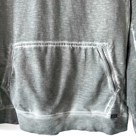 Mens Buckle Henley with long sleeve hoodie - Picture 5 of 8